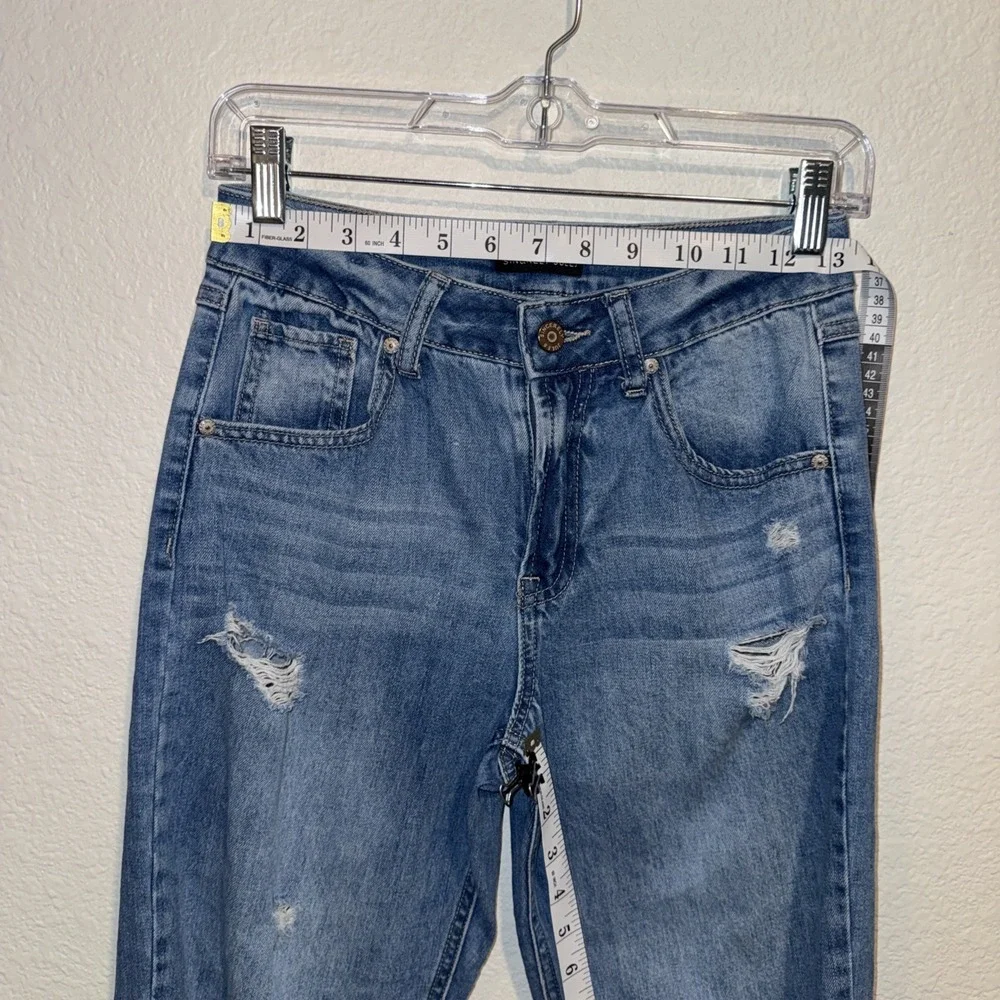 Sincerely Jules Jeans  Distressed  Womens Size 1/25 High Rise Straight Leg